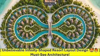 Unbelievable Infinity Shaped Resort Layout 😍🔥 | Must-See Architecture! Resort Design and Planning