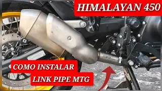 Como instalar LINK PIPE MTG  na Royal enfield himalayan 450 