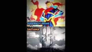 Superboy prime vs Saitama #shorts #fyp #viral #opm #dc #saitama #superman