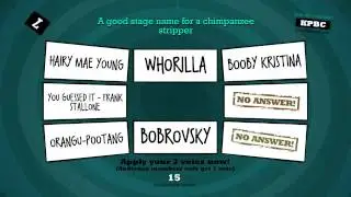 QUIPLASH! IRM Game Night - August 11, 2015