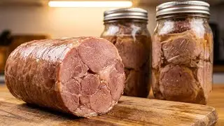 Я больше не покупаю ветчину! Я готовлю в банке, намного лучше и дешевле, чем из магазина!