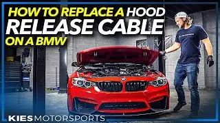 How to replace a HOOD RELEASE CABLE on a BMW M3 (F22, F23, F30, F31, F32, F33, F36, F80, F82, F87)