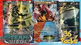 Steam Siege 36 Booster Packs (Awesome Pulls!)