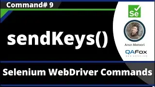 sendKeys() Command - Selenium WebDriver