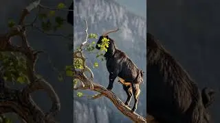 Goat defies gravity