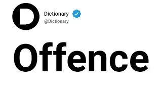 Offence Meaning In English