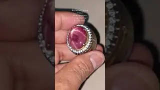 Natural ruby Star madagascar || mewah