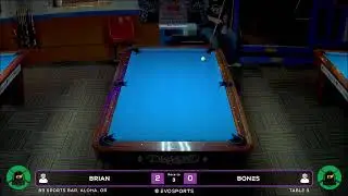 BRIAN  vs BONES  - 89 SPORTS BAR - TABLE 3 | EvoSports