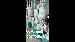 Upgrade Your Rice Production with Our 200T Rice Mill Plant | High-Performance Machines from China!