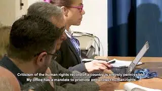 UN High Commissioner for Human Rights - Press conference