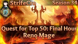 Hearthstone Hearthstone Reno Mage: Quest for Top 50 Final Hours