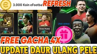 REVIEW UPDATE TERBARU DAUR ULANG LEGEND PELE🔥FREE GACHA 4X KONAMI BAIK - EFOOTBALL 2026
