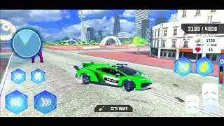 Flying Police Helicopter Car Transform Robot Games - Android Gameplay