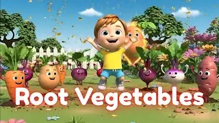 Learn About Root Vegetables! 🥕 Underground Garden Adventure with Sunny | Educational Kids Video