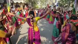 Punya bhoomi naa desam song kolaatam# republic day celebrations #Nava Bharath school 