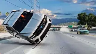 BeamNG Drive Realistic Car Crashes 🚗💥 | Dangerous Driving Compilation #12 | Extreme Crash Test