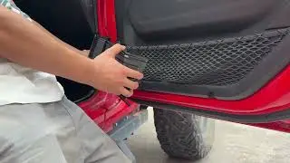 Door Pocket Storage Box Installation for Jeep Wrangler JL