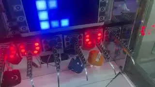 Lai games blue Stacker claw machine arcade machine.