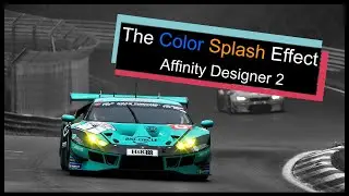 Affinity Designer 2 - How to Create the Color Splash Effect - Tutorials for Beginners