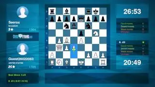 Chess Game Analysis: Guest26022063 - Seerox : 1-0 (By ChessFriends.com)