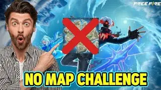NO MAP CHALLENGE IN FREE FIRE WINTERS LAND EVENT | NO MAP CHALLENGE #1