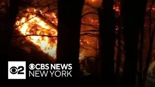 Residents laud young firefighter killed in wildfire along N.Y.-N.J. border