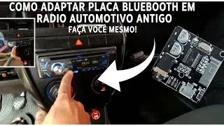 How to adapt a Bluetooth board to a car CD player.