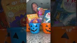 Halloween Treat Buckets For My Kiddos #halloween #fyp #fypシ #2025halloween #trickortreat