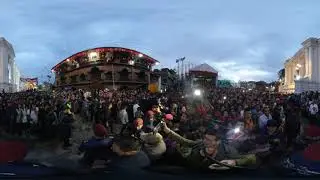crowd waiting at kumarighar basantpur on 360 view
