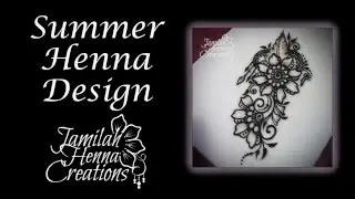 Summer Henna Design