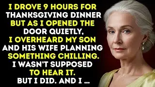 I Drove 9 Hours For Thanksgiving Dinner&mdash;But Overheard My Son And His Wife&rsquo;s PLANNING... CHILLING.