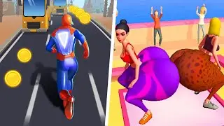 Spider Endless Hero Run  | Twerk Race - 1⭐New Gameplay Walkthrough (Freeplay)