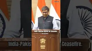 Ceasefire announcement between India and Pakistan | 🇮🇳⚔️🇵🇰| #ceasefire #operationsindoor