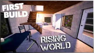 ПЕРВАЯ СЕТЕВАЯ СТРОИТЕЛЬНАЯ ИГРА &mdash; ТУР ПО ДОМУ И ОБЗОР УПРАВЛЕНИЯ | Rising World 2022 | 03