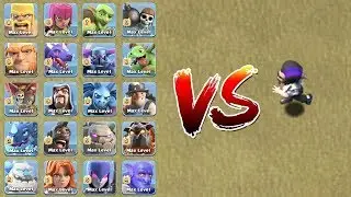 ALL TROOPS VS PARTY WIZARD | WHO WILL WIN ?? | CLASH OF CLANS |