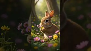 Gardener keep a secret watch because someone is stealing his flowers #ai#rabbit#gardener#animeastryx