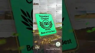 Honored to be Travelers's Choice 2023! @Tripadvisor #shorts