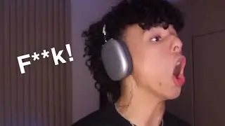 Larray getting gagged on fortnite for 4 minutes straight