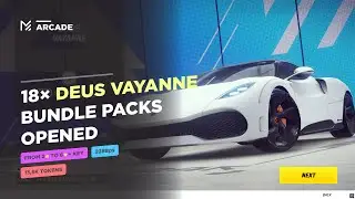 Asphalt Legends - Spending 13,5k tokens for 18x Deus Vayanne bundle packs