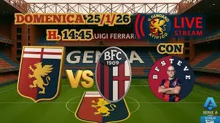 GENOA - BOLOGNA 3-2 (LIVE REACTION - SERIE A 25/26)