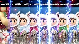 Giant Bowser vs Enhanced Ice Climbers - Super Smash Bros Ultimate