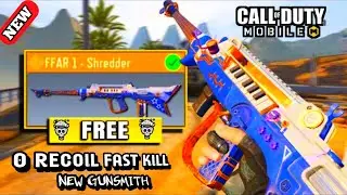 O Recoil😱🔥Fast Kill New FFAR 1 SHREDDER Legendary Skin New Gunsmith Multiplayer Mode | COD MOBILE 