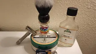Sunday shave, 6 March 2022: 59 Fatboy, Dorco Titan, Stirling Ramblin Man
