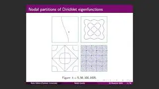Katie Gittins - Nodal counts for the Robin problem on Lipschitz domains