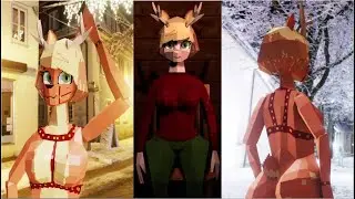 Be a Deer A Very Short First-Person Reindeer Transformation Sequence