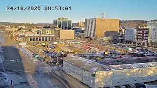 Prince George Downtown Pool Timelapse (August 2020 - Jan. 2021)