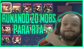 RUNANDO 20 MOBS PARA O CLIENTE NA RTA E EXPLIQUEI ERROS QUE AS PESSOAS COMETEM - SUMMONERS WAR