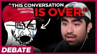 Tim Pool Fan RAGEQUITS Heated Immigration Debate