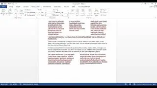 HOW TO CREATE AND USE COLUMNS IN MICROSOFT WORD