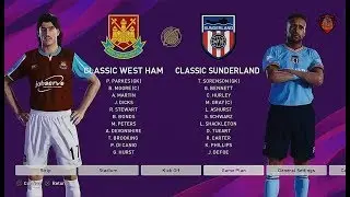 eFootball PES 2020 PS4: Option File Classic Pes Universe West Ham & Sunderland 2048 HQ